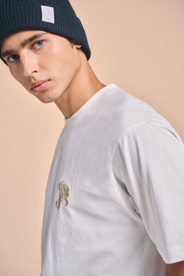 Springfield Camiseta logo Pedri x Springfield marfil