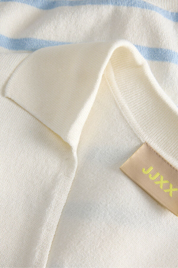 Jack & Jones Jersey-knit short sleeve polo shirt white