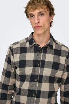 Only & Sons Camisa aos quadrados slim fit