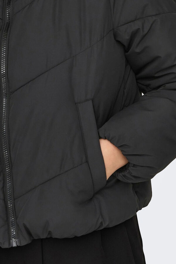 Only Kurze, gepolstert Jacke Schwarz