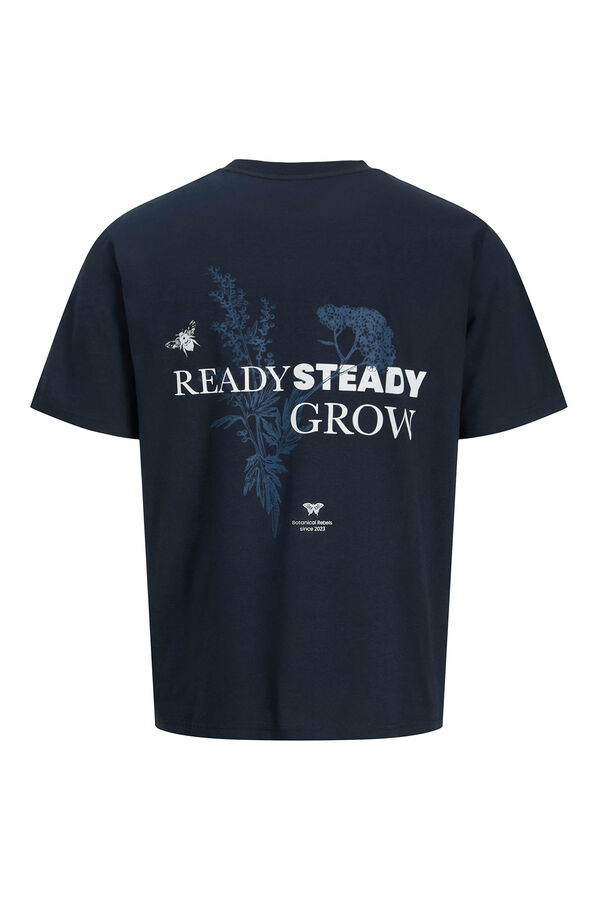 JJ REBEL Camiseta back print azul