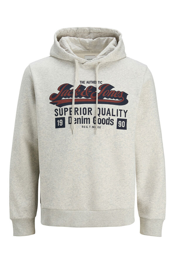 Jack & Jones Sudadera regular fit blanco