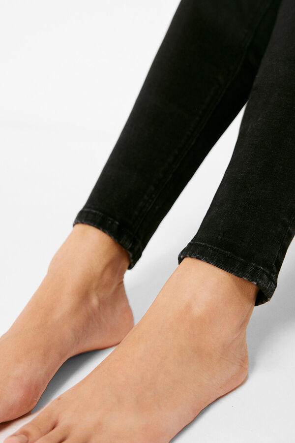 Springfield Sustainable wash push-up jeans black