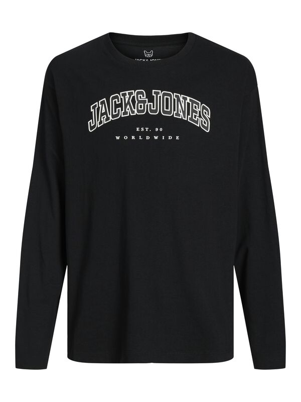 Jack & Jones Junior Regular fit T-shirt Crna