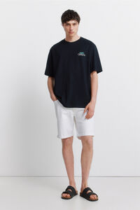 Springfield Washed slim fit Bermuda shorts