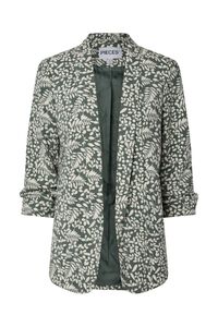 Pieces Floral bedruckter Blazer mit Dreiviertel&auml;rmeln