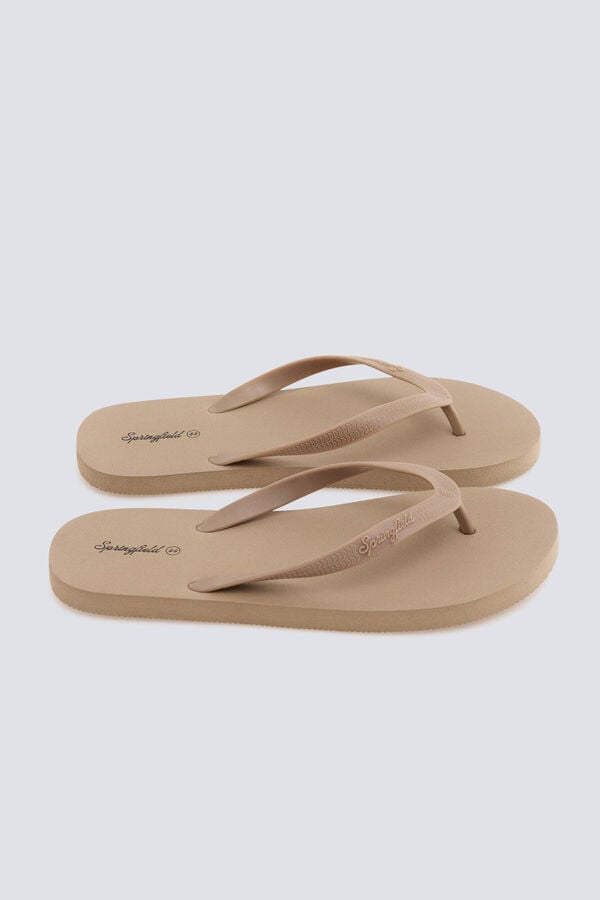 Springfield Toe post sandal brown