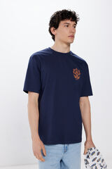 Springfield T-shirt surf bleu