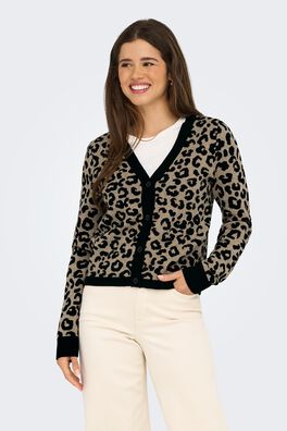 Cárdigan animal print