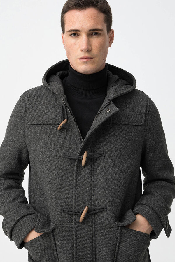 Tiffosi Abrigo con Capucha gris