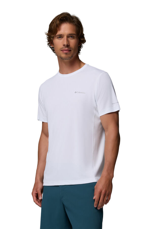 Columbia Technical short sleeve round neck T-shirt white