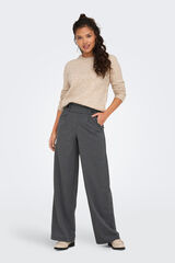 JDY Pantalón largo wideleg gris
