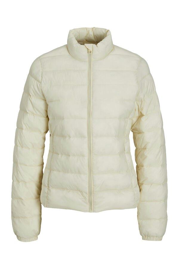 Jack & Jones Short quilted puffer jacket brown