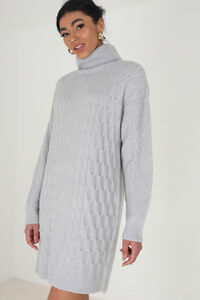 Brave Soul Vestido de punto con ochos