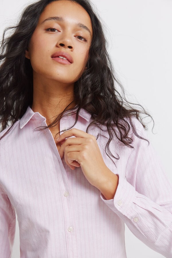Springfield Oxford cotton shirt pink