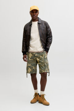 Jack & Jones Bermuda relaxed camuflagem