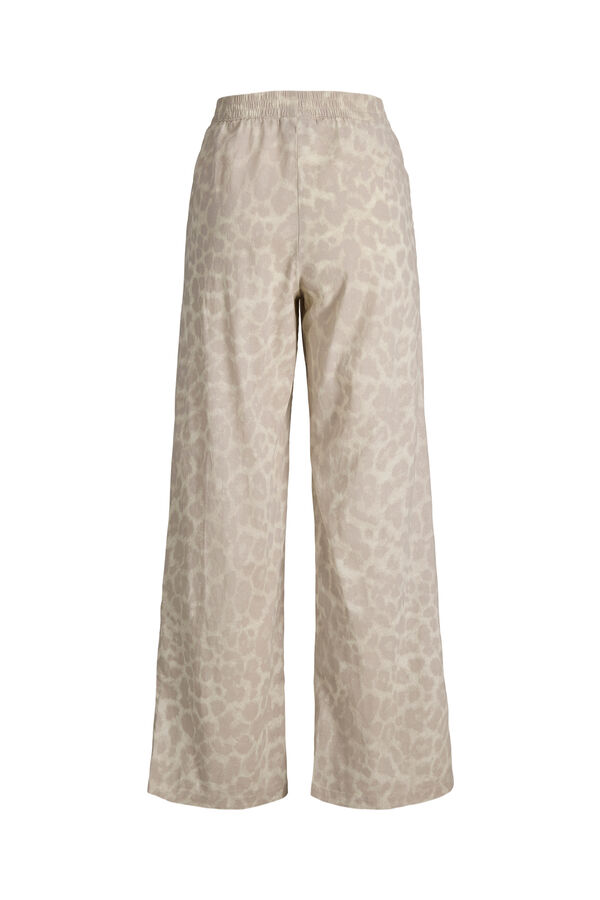 Jack & Jones Cal&ccedil;a de linho regular cinzento