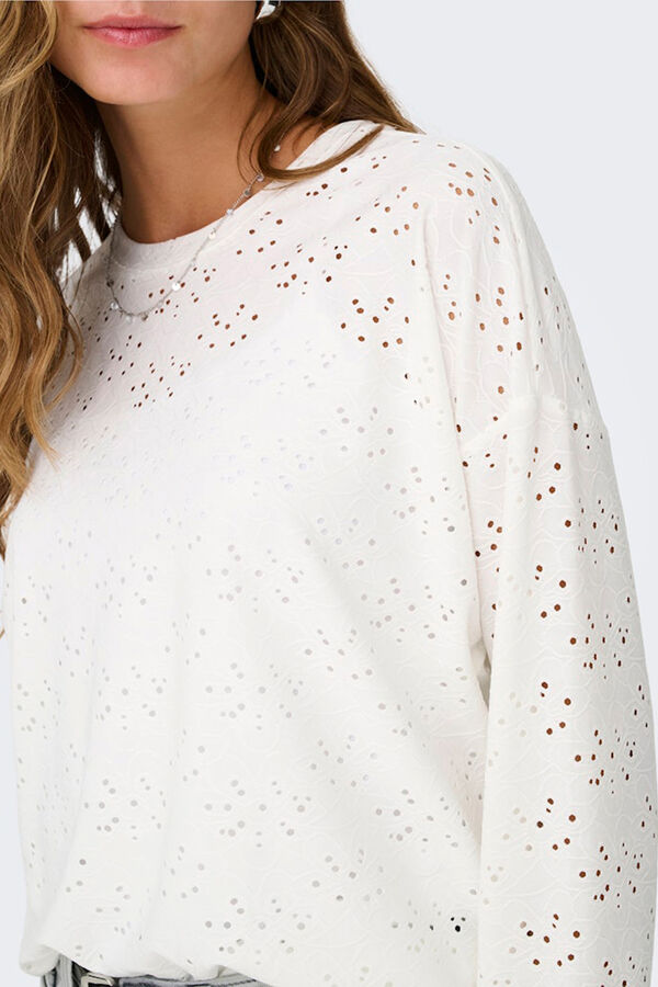 Only T-shirt with cutouts white