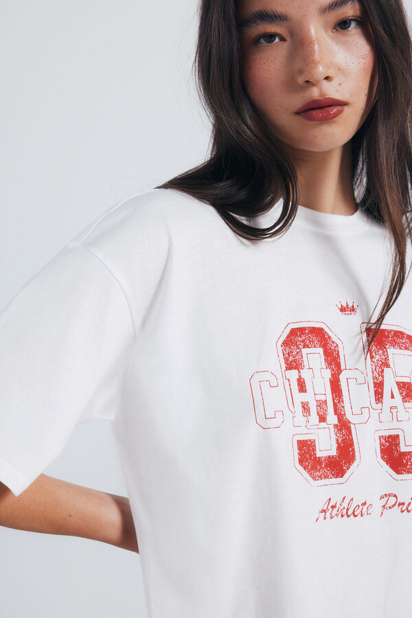 Springfield Camiseta gr&aacute;fica nude