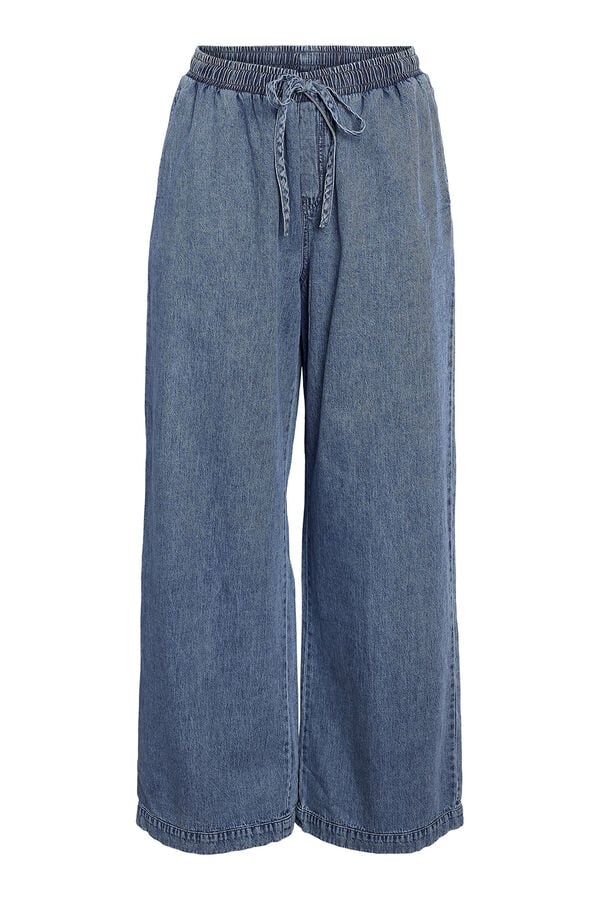 Noisy May Pantal&oacute;n wide lazada azul