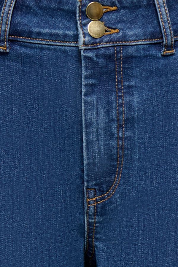 Only Jeans Wide Cropped Blau