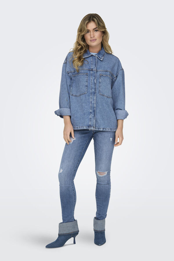 Only Denim overshirt blue