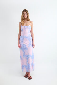 Balmohk Vestido midi fluido tirantes