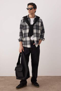 Trendyol Camisa oversize estampada