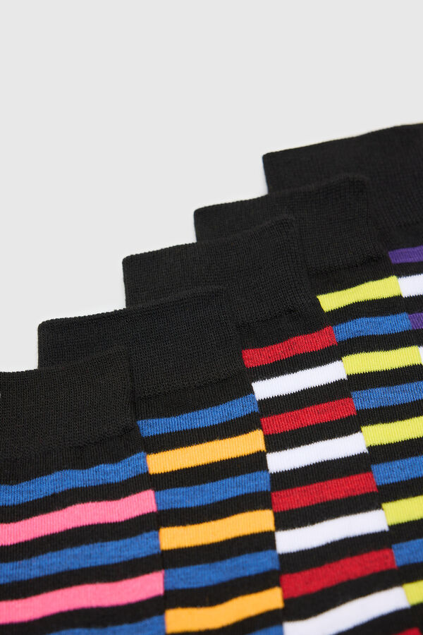 Brave Soul Striped socks 5 printed