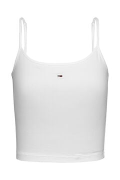 Springfield Women's Tommy Jeans vest top white