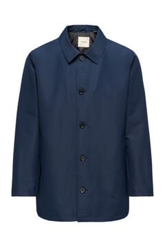 Only & Sons Gabardina com fecho de bot&otilde;es