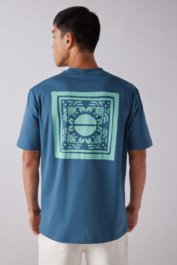 Springfield Camiseta cangrejo azul medio