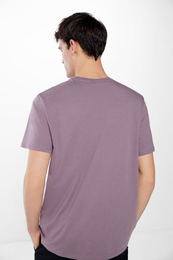 Springfield Basic-T-Shirt Baum purple