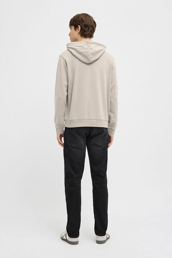 JJ REBEL Essential hooded sweatshirt grey