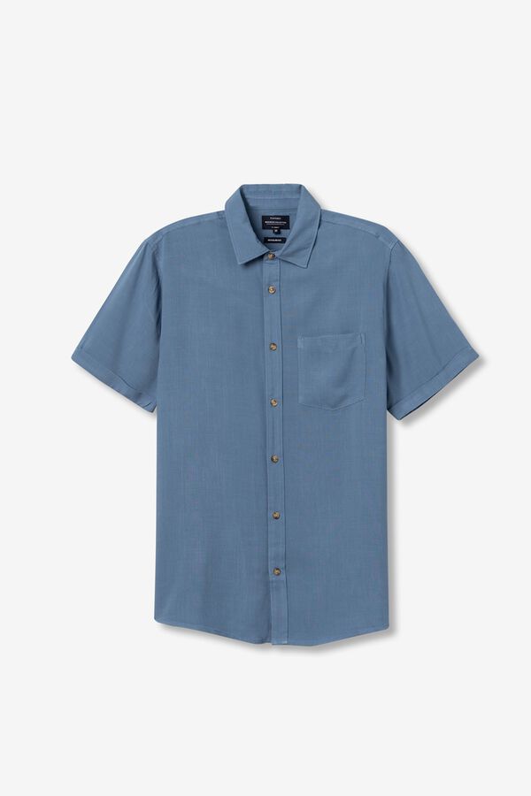 Tiffosi Camisa Manga Corta azul