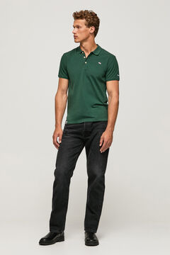Springfield Vidal Cotton Polo Shirt dark green