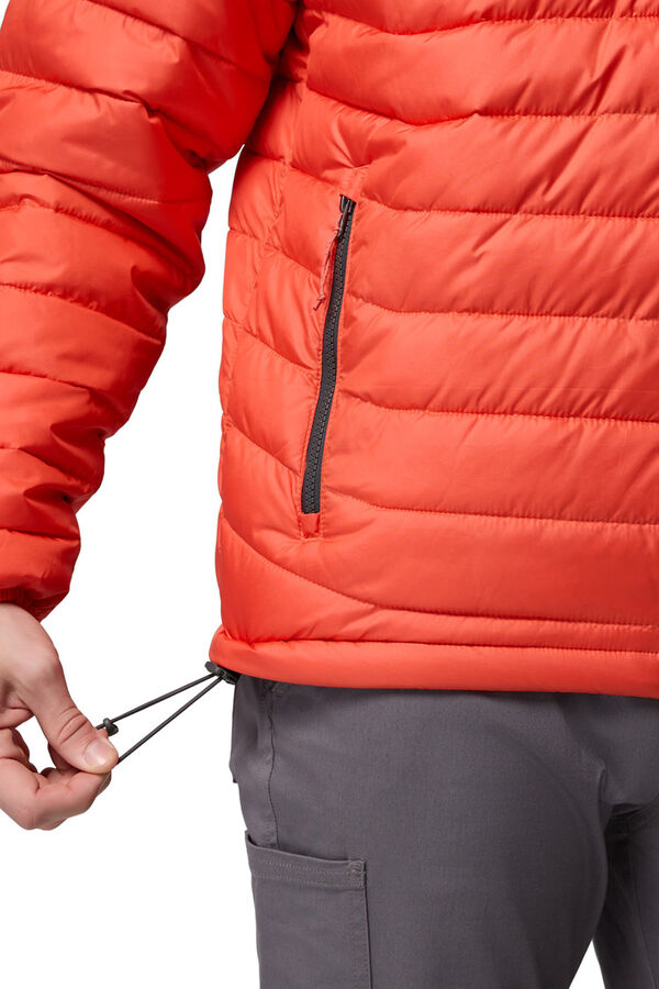 Columbia Chaqueta aislante con capucha Powder Lite&trade; II para hombre naranja