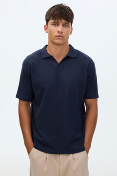 Inside Plain short sleeve polo shirt