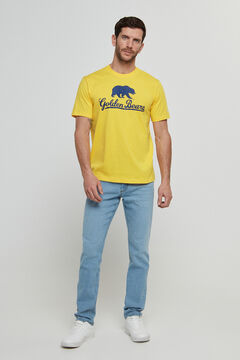 Springfield T-shirt manga curta estampada banana