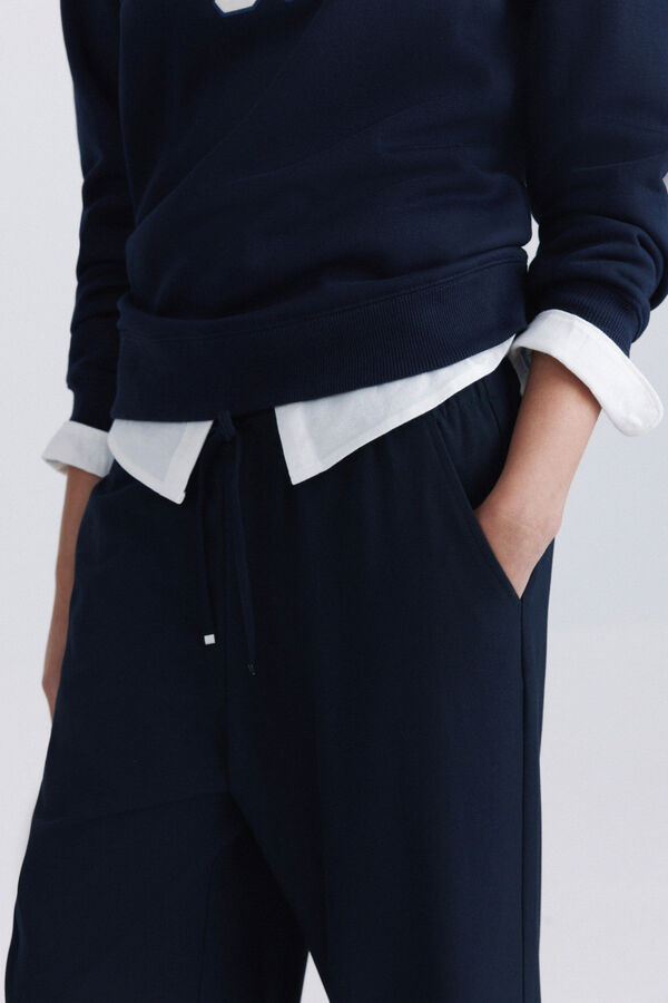 Springfield Pantal&oacute;n tailored jogger azul