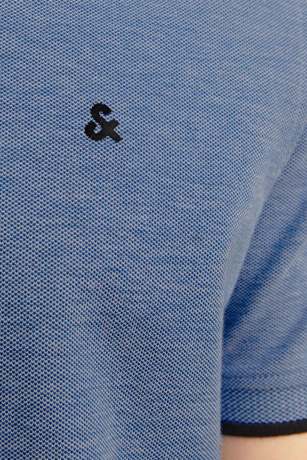 Jack & Jones Slim Fit Baumwoll-Poloshirt Blau