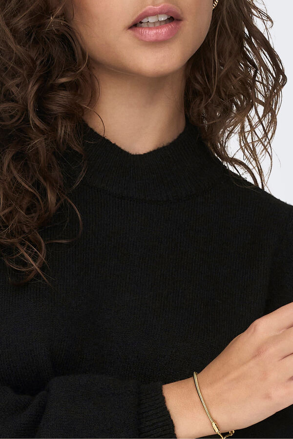 JDY Strick- kurzes Kleid Schwarz