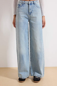 Trendyol Vaquero wide leg de tiro alto