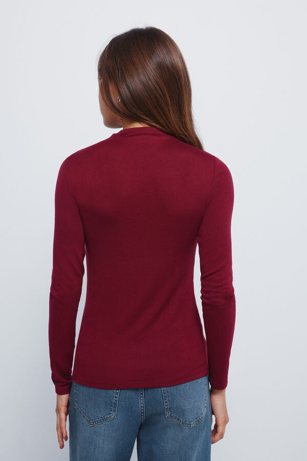 Springfield Soft touch Perkins neck T-shirt printed