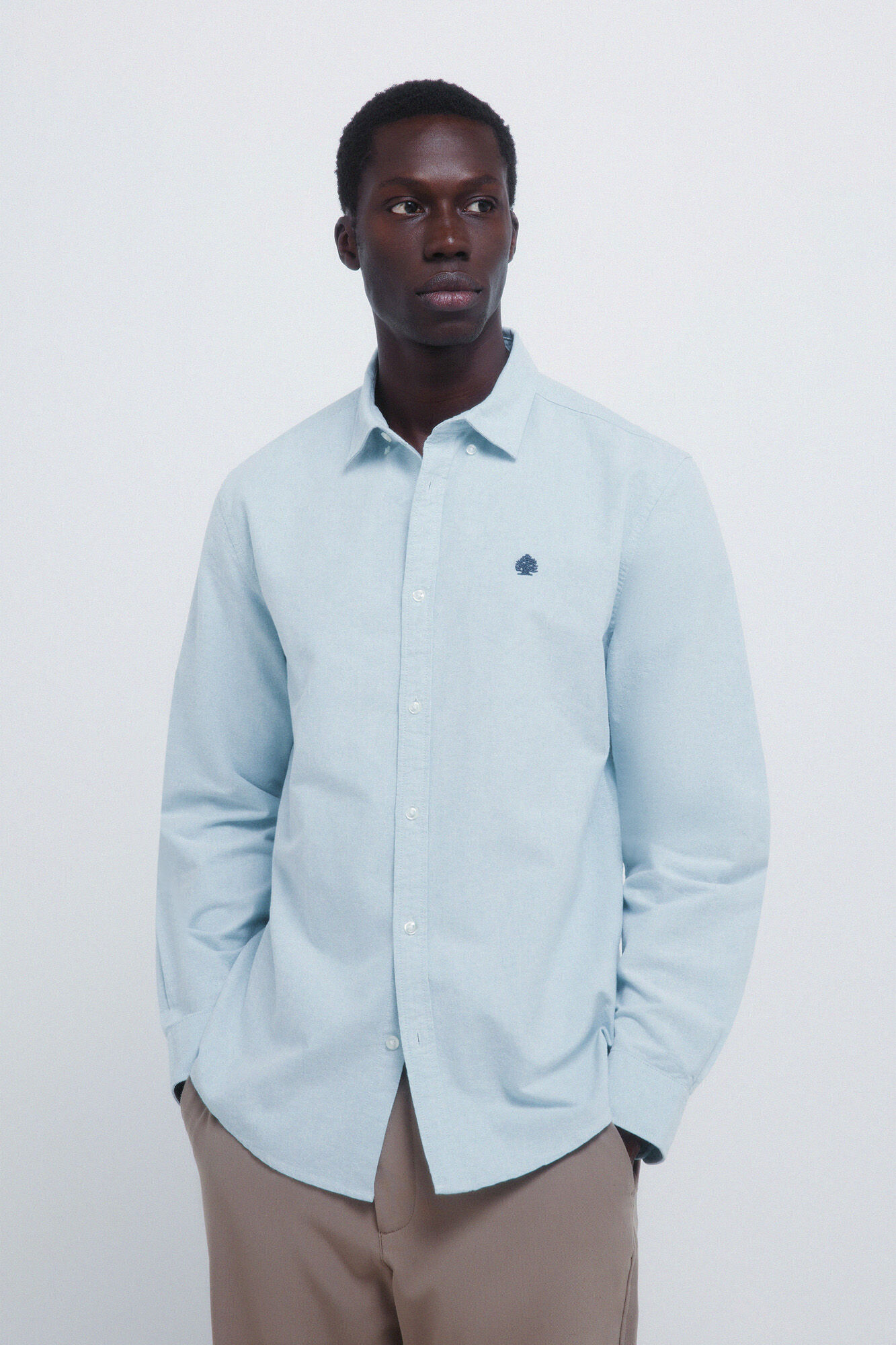 Springfield Oxford shirt with elbow patches