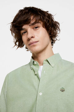 Springfield Camisa pinpoint color grey