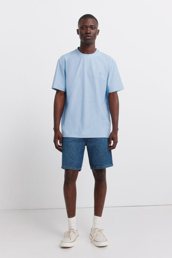 Springfield Oxford T-shirt blue