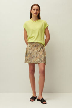 Systemaction Saia curta estampada