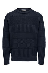 Only & Sons Camisola de gola redonda azul