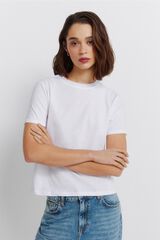 Springfield Studded short sleeve T-shirt white